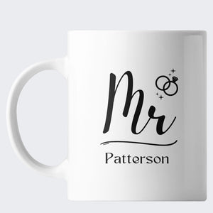 Mr and Mrs coffe cups